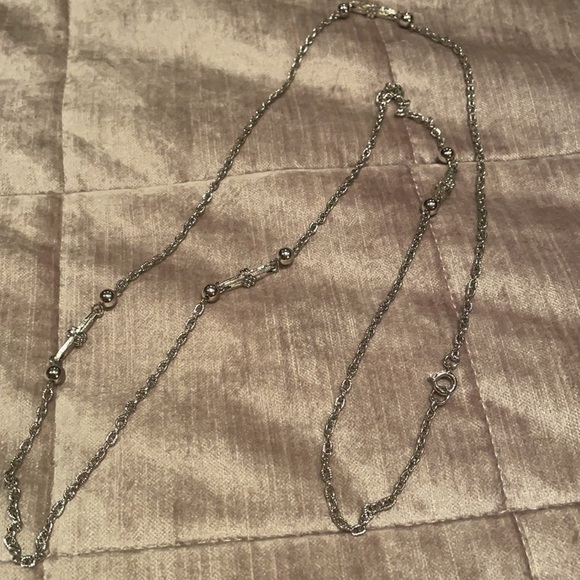 Minimalist Station Necklace 38” - Picture 4 of 4